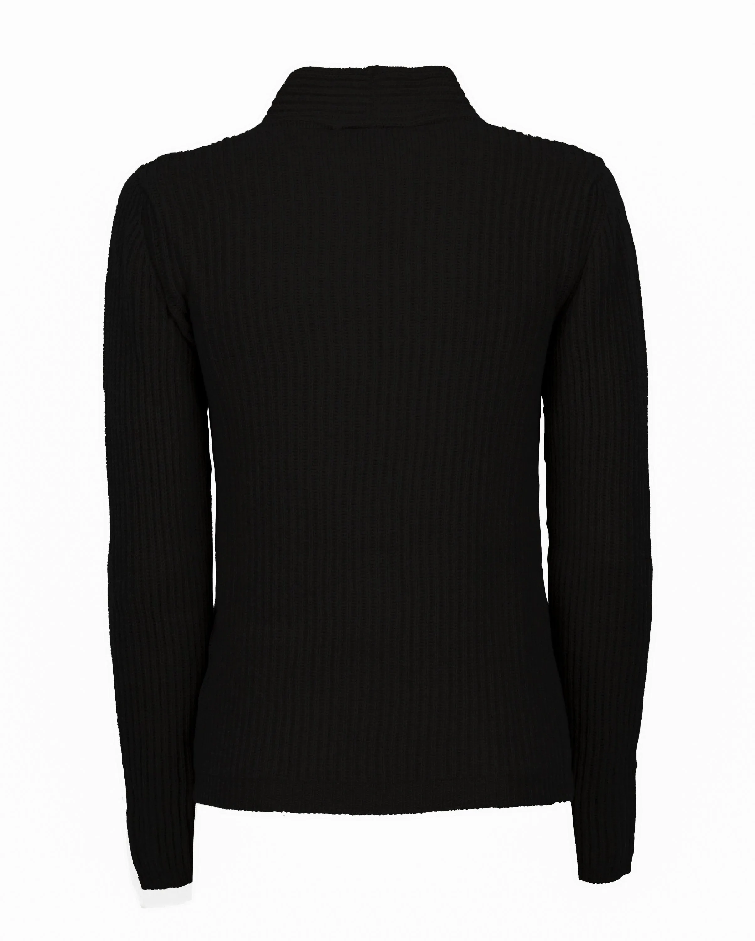 NEW FALL 24 - Women's Cashmere Fisherman's Rib Blazer Black