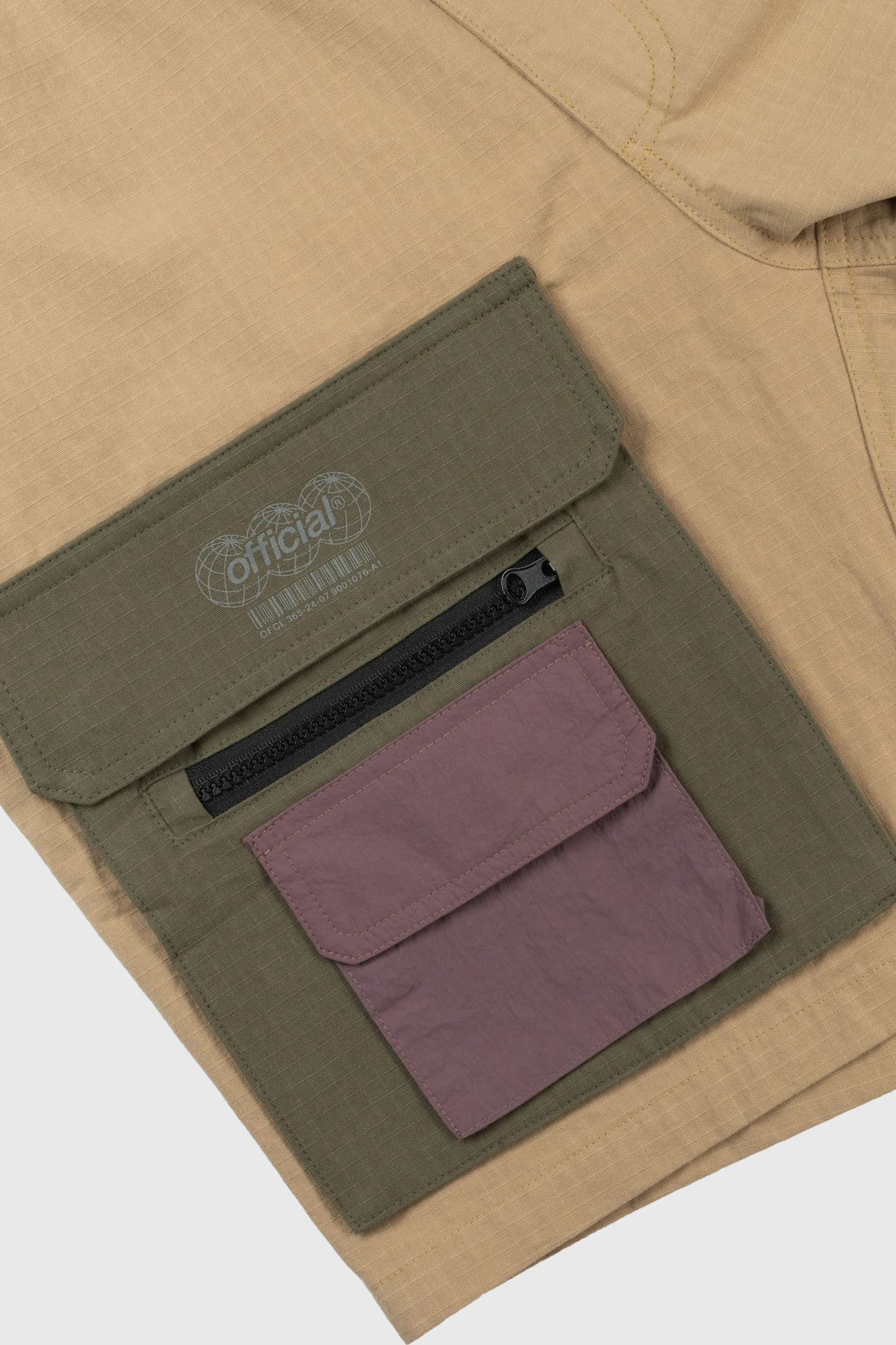 Nexus Ripstop Cargo Shorts (Khaki)