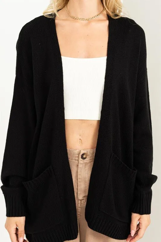 Open Front Cardigan