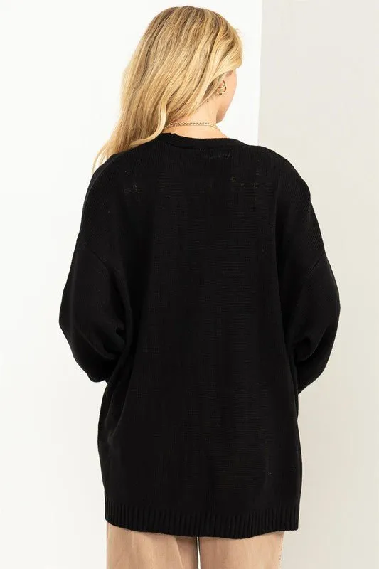 Open Front Cardigan
