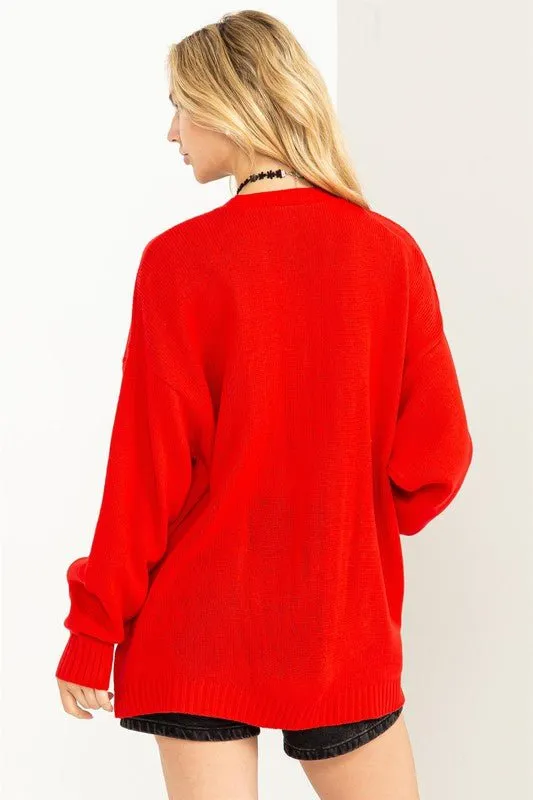Open Front Cardigan