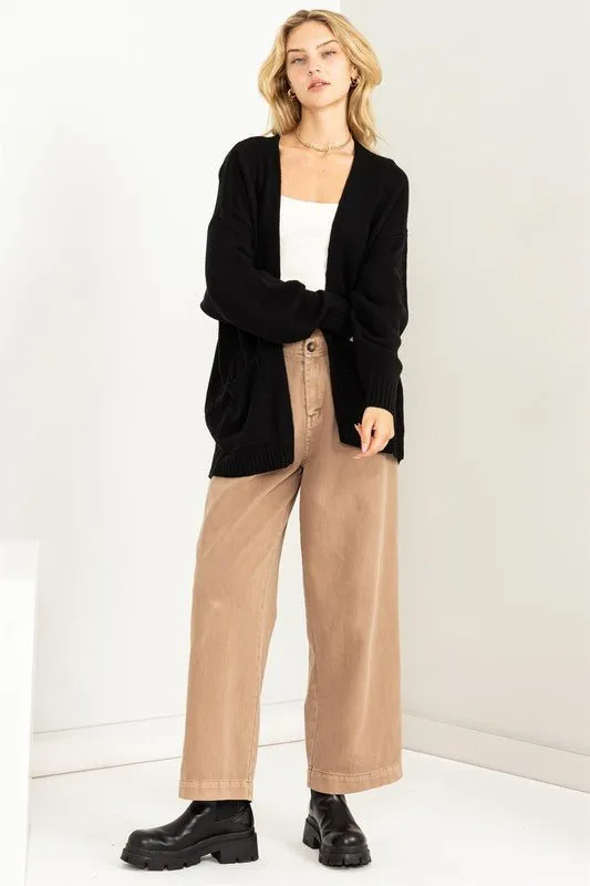 Open Front Cardigan