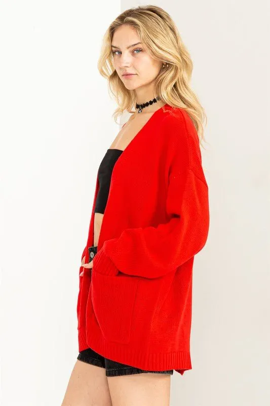 Open Front Cardigan