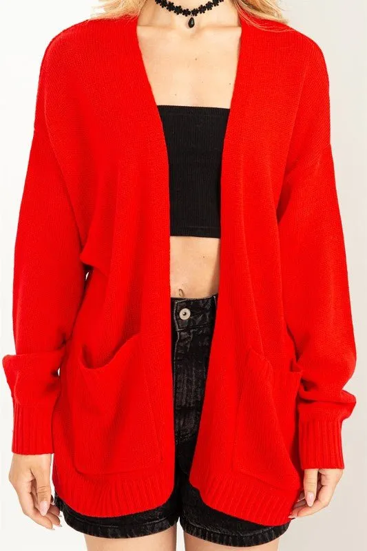 Open Front Cardigan