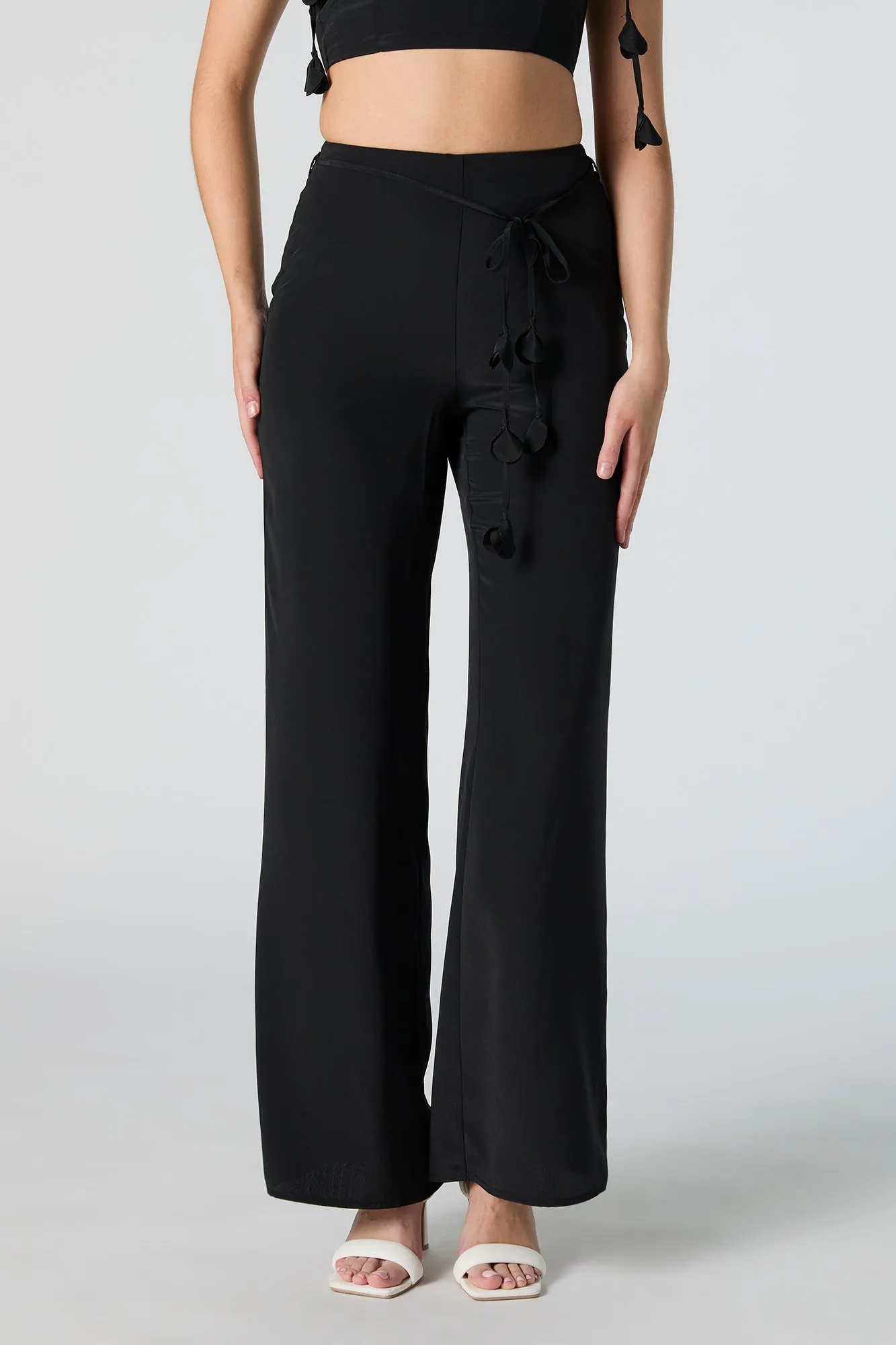 Petal String Palazzo Pant