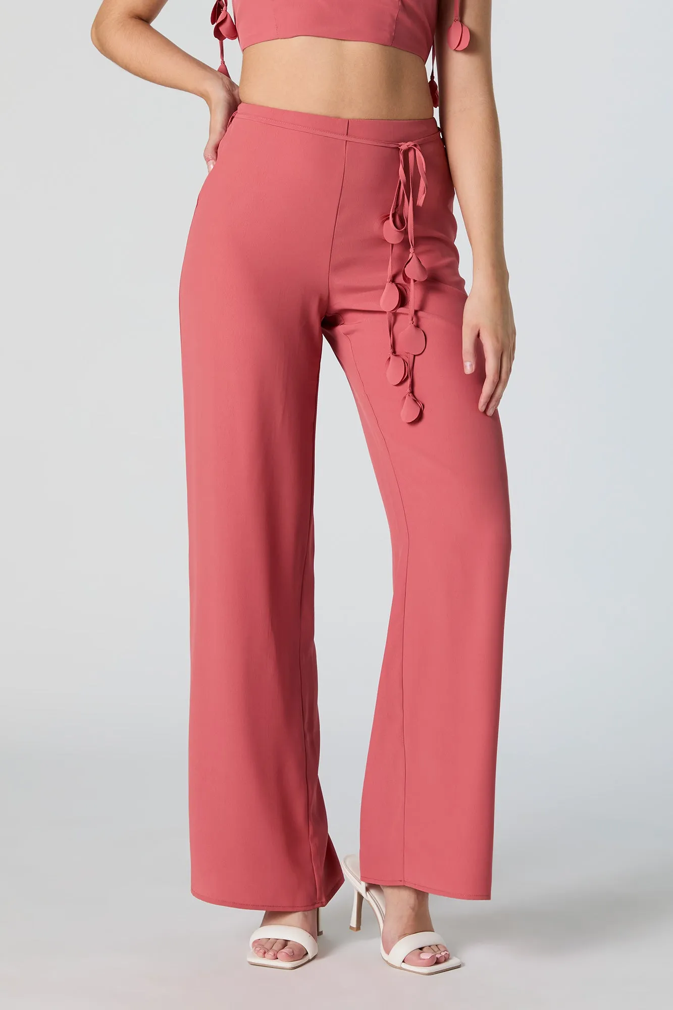 Petal String Palazzo Pant