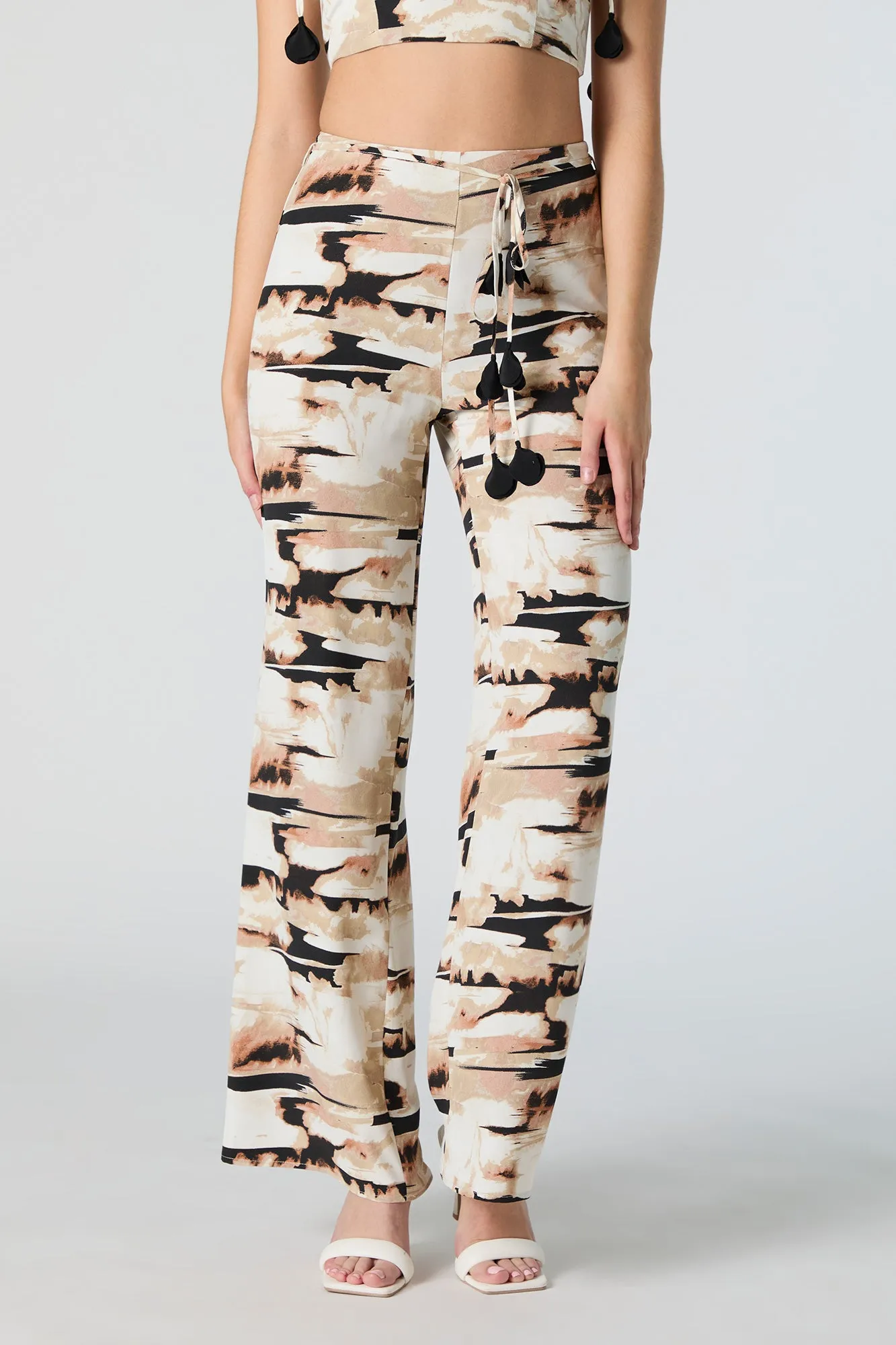 Petal String Palazzo Pant