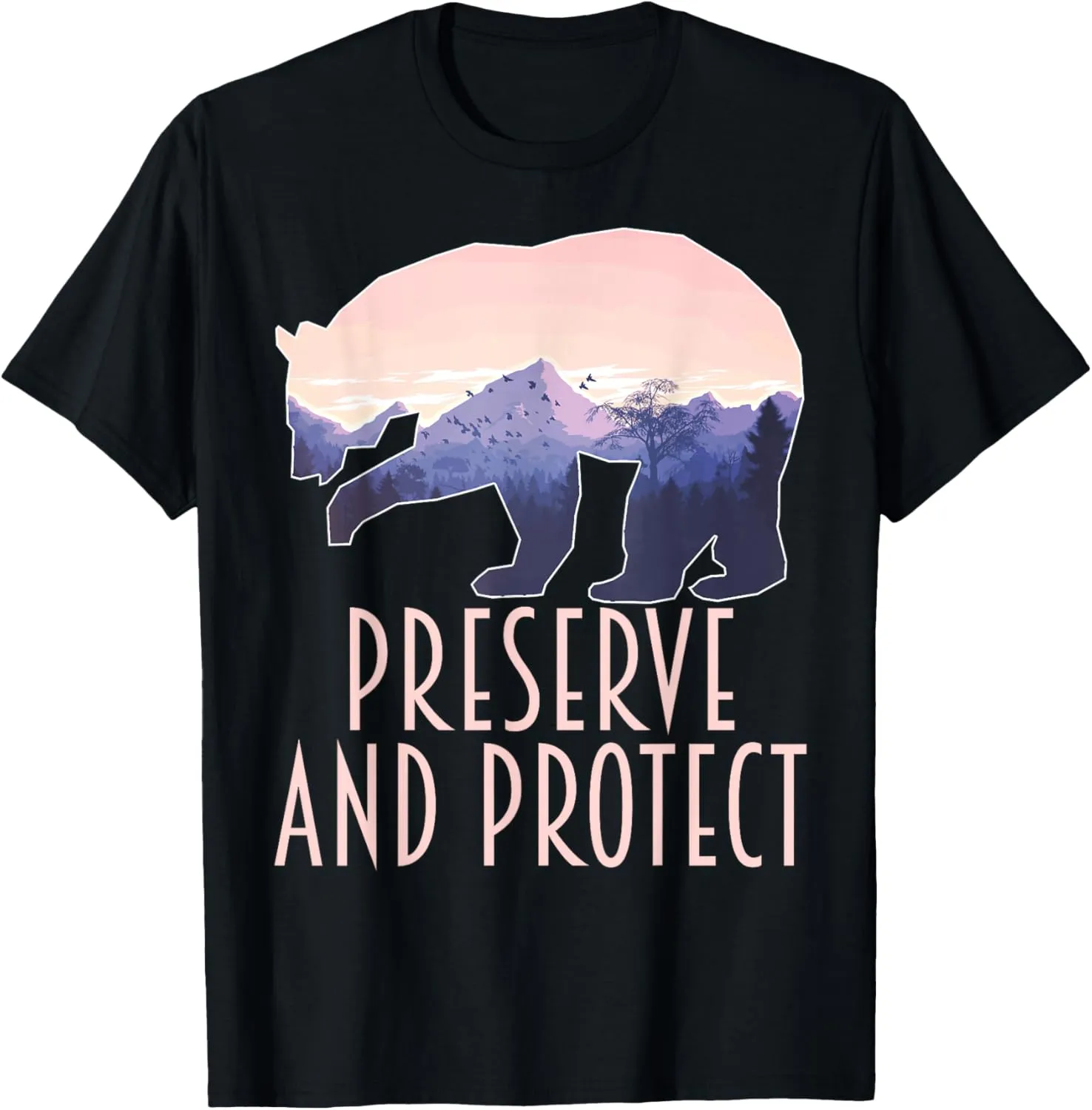 Preserve and Protect Wildlife Nature Conservation T-Shirt