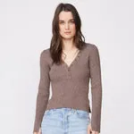 Rib Henley Sweater