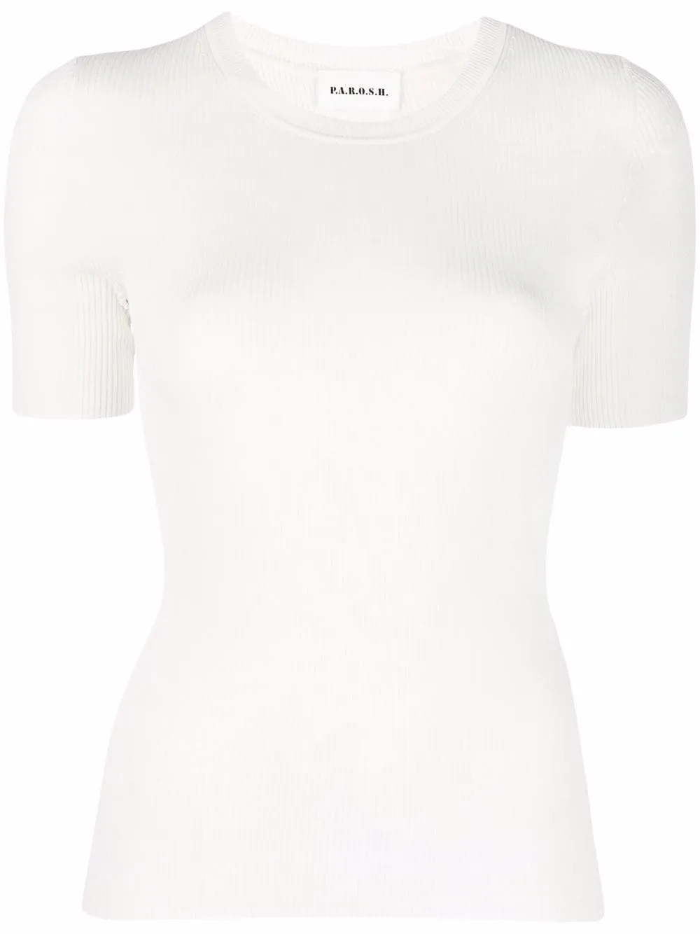 ribbed-knit top