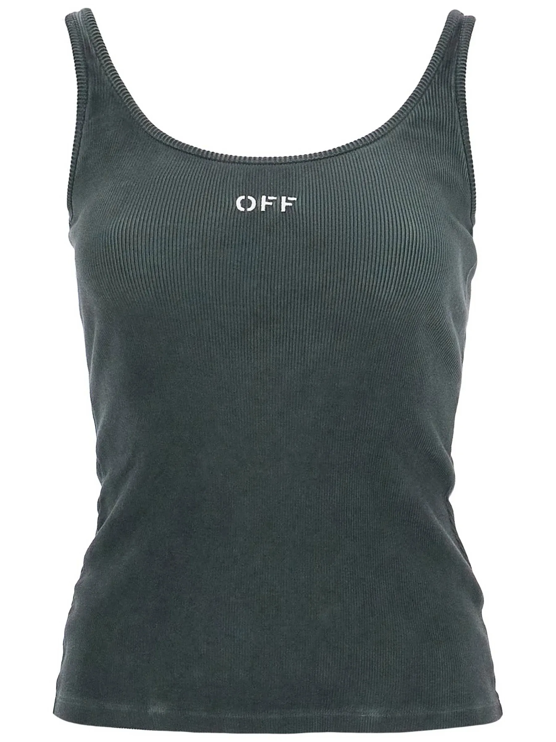 Ribbed Stretch Tank Top