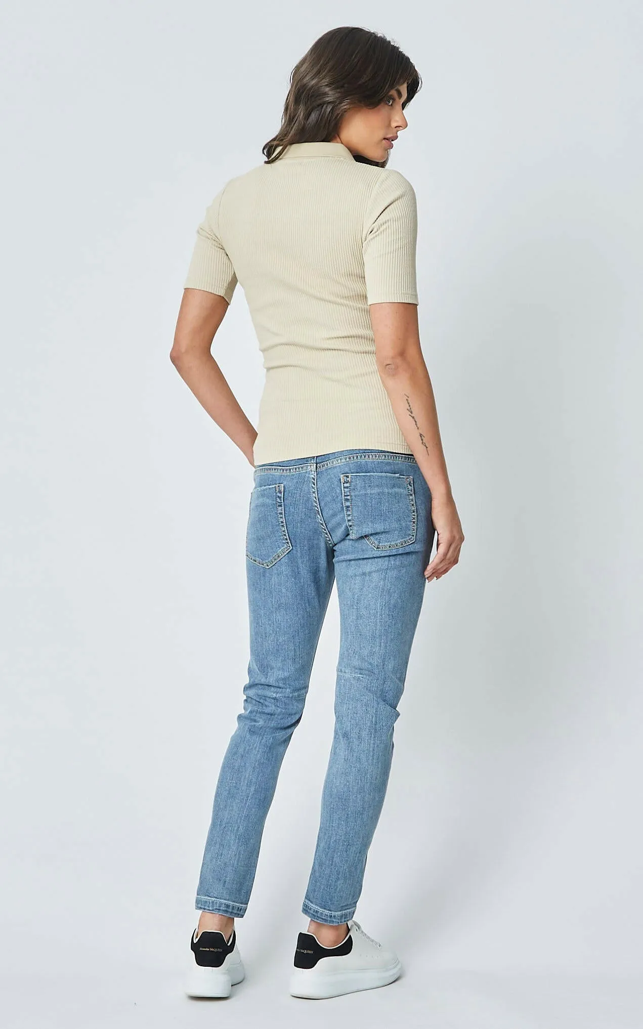 Split Tidal Rib Top