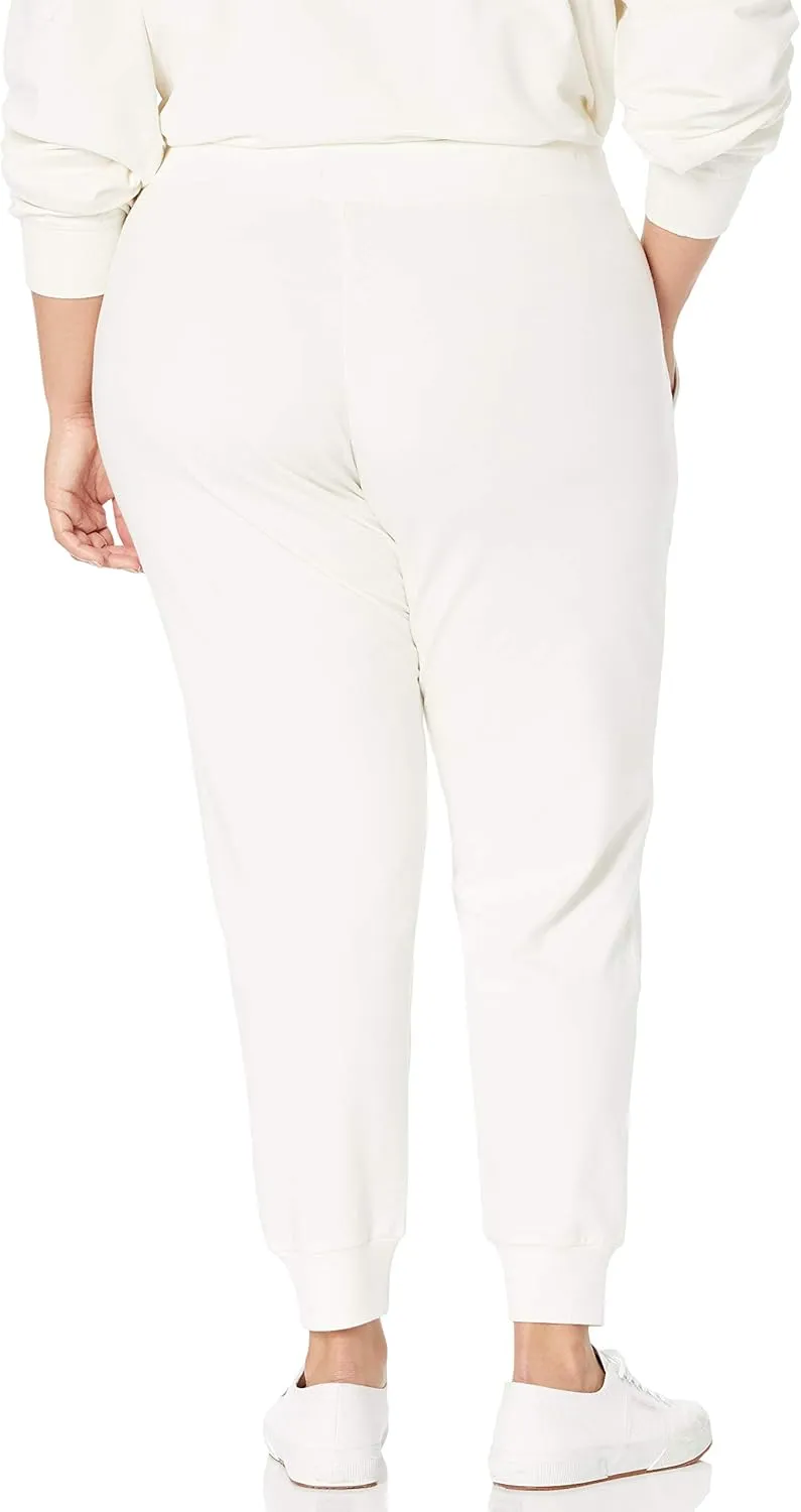 The Drop Women's Grace Supersoft Stretch Rib-Cuff Jogger