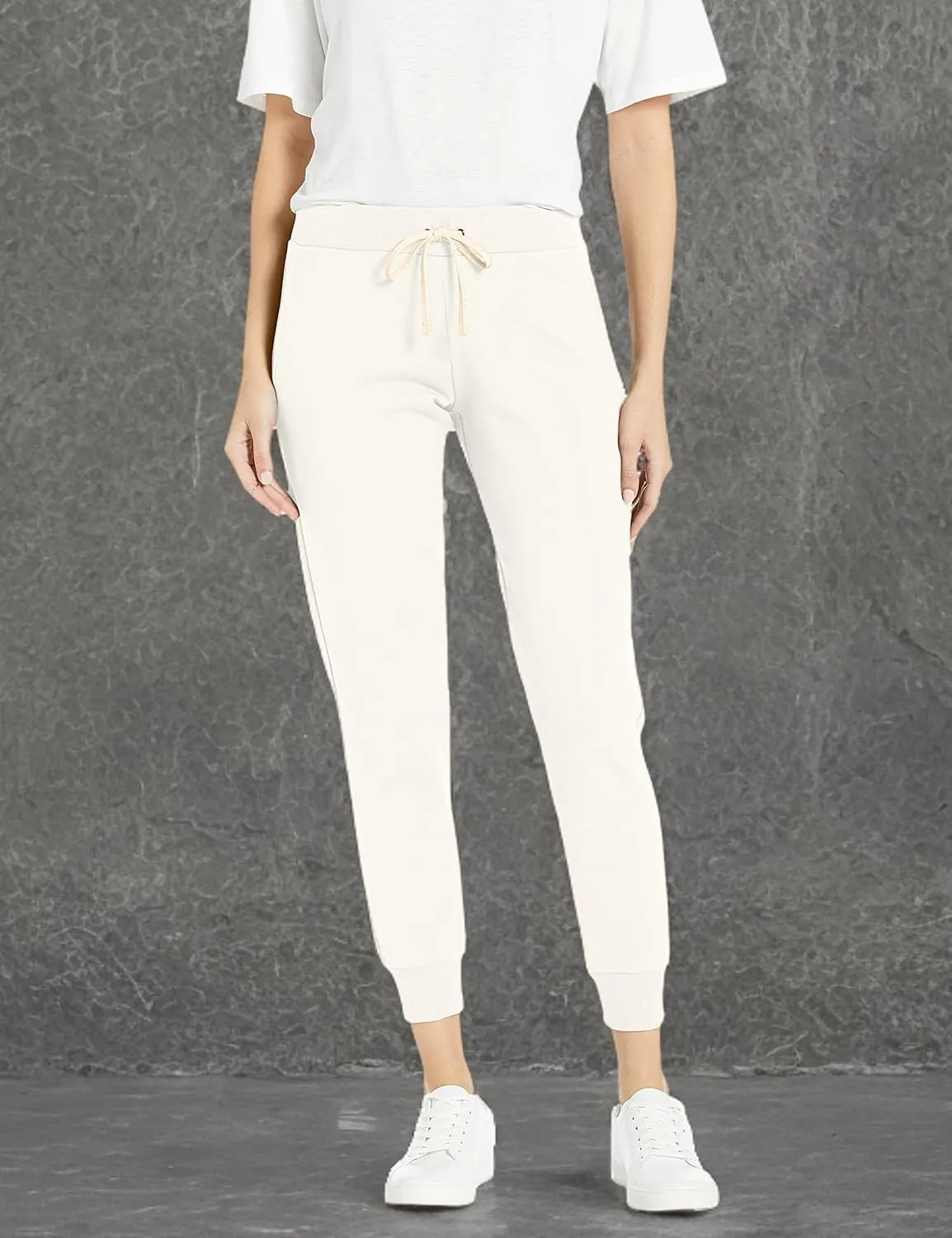 The Drop Women's Grace Supersoft Stretch Rib-Cuff Jogger