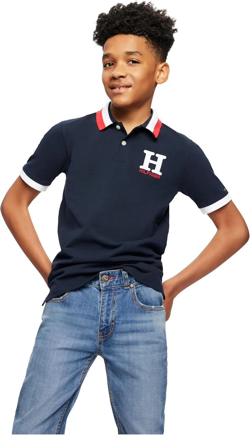 Tommy Hilfiger Boy's Short Sleeve Matt Polo Shirt