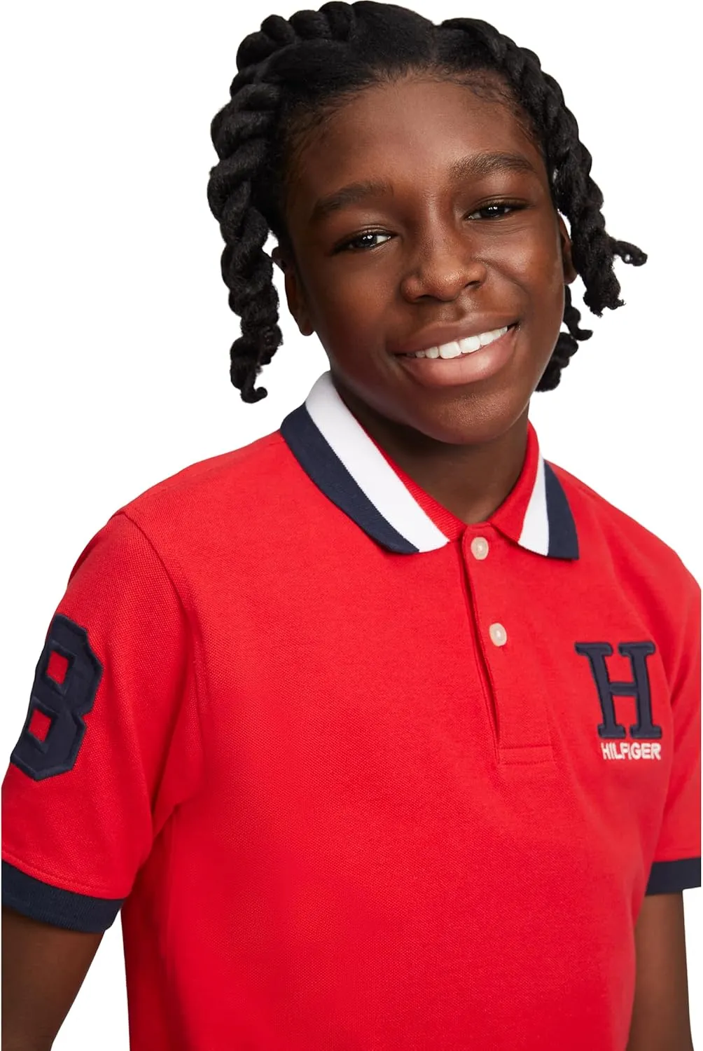 Tommy Hilfiger Boy's Short Sleeve Matt Polo Shirt