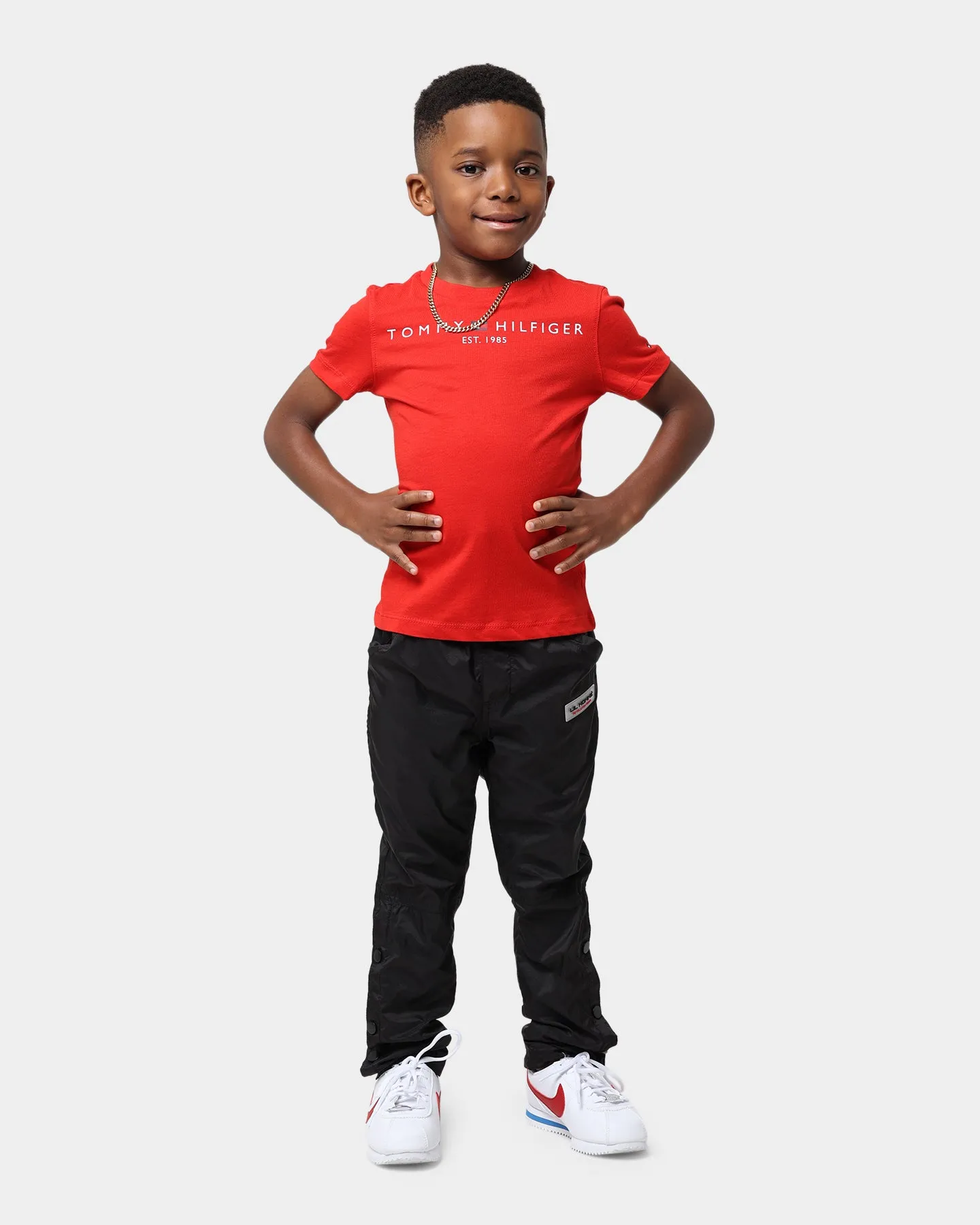 Tommy Hilfiger Kids' Essential Short Sleeve T-Shirt Deep Crimson