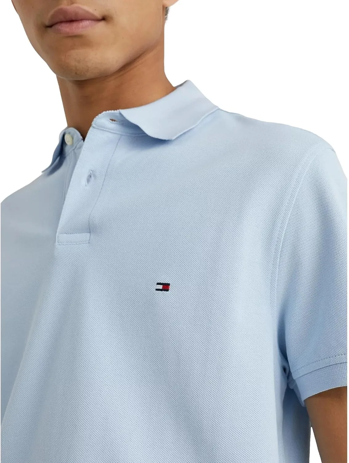 Tommy Hilfiger Men's Short Sleeve Cotton Pique Polo Shirt in Regular Fit