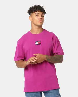 Tommy Jeans Tommy Badge T-Shirt Autumn Plum