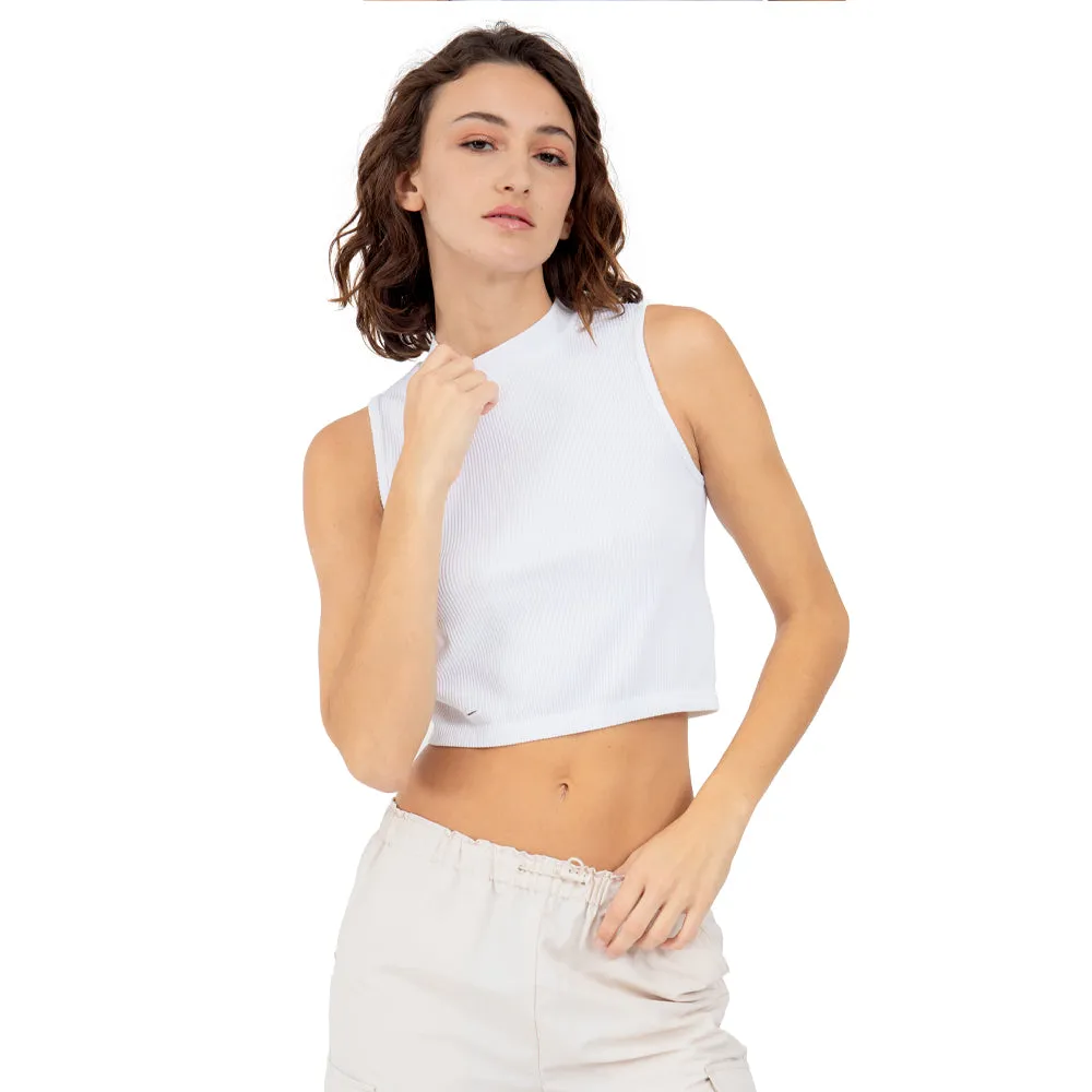 TOP DE PUNTO CUELLO ALTO PARA MUJER FOREVER 21
