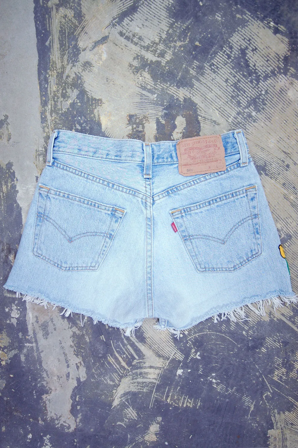 Vintage Levi’s 501 Denim Chain-Stitch Tulip Shorts (JYJ0524-236)